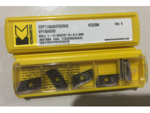 铸铁铣削刀片EDPT140408PDERHD KC520M正宗肯纳铣刀片
