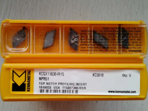 肯纳刀具全系列订货 仿形刀片KCGX110308L15 K313不锈钢加工