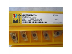 济南肯纳铣削刀片EDPT140431PDERHD  KC725M通用材质加工