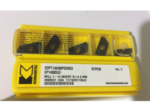 数控刀片 美国肯纳铣削刀具,EDPT10T316PDERHD KCPK30,铣刀粒 肯纳刀粒