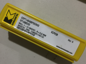 数控刀片 全系列肯纳数控刀粒,EDPT10T316PDERHD KC522M,耐磨 铣刀片